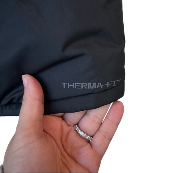 Nike Therma Fit Repel Reversible Black Leopard Semi-Cropped Puffer Vest Golf XL - Picture 9 of 16